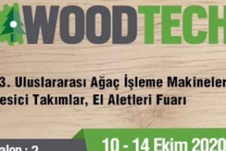 Woodtech Uluslararası Ağaç İşleme Makineleri, Kesici Takımlar, El Aletleri Fuarına Katılıyoruz
